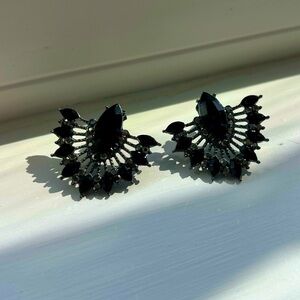 Black Statement Earrings